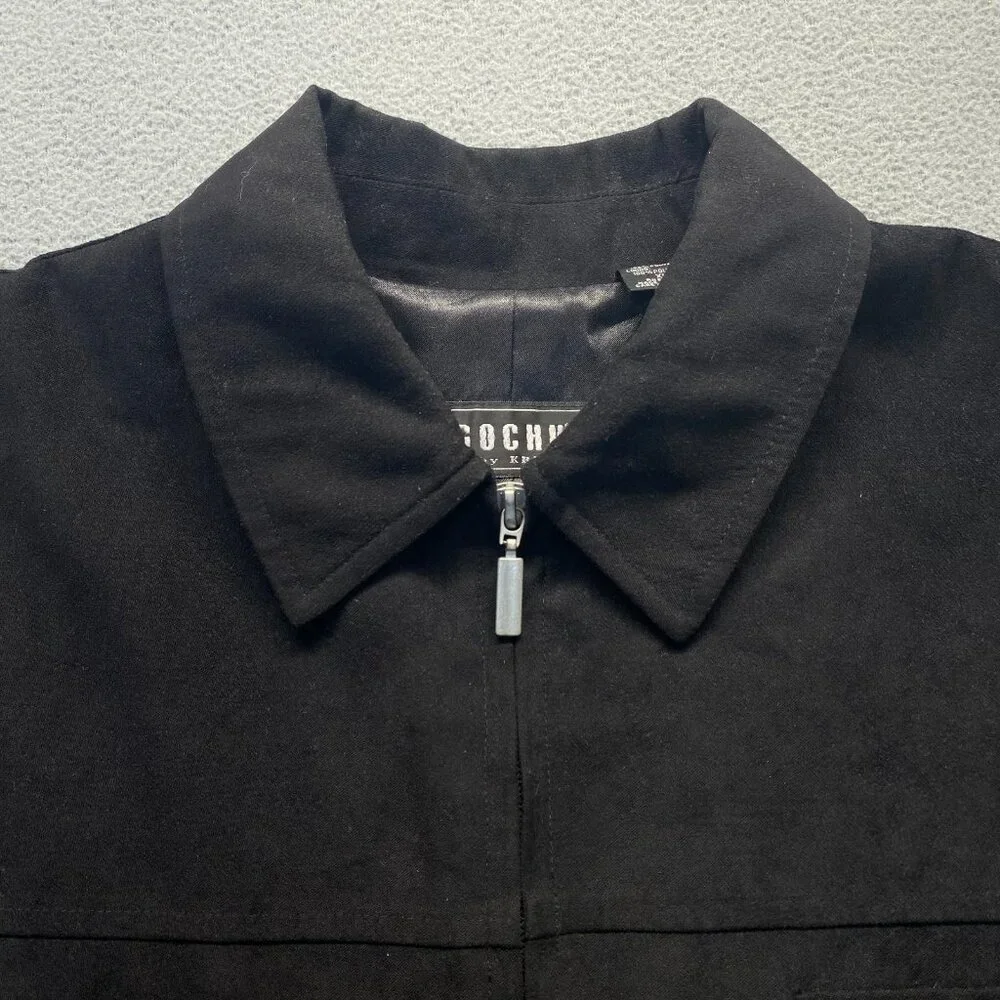 Gochu by KBB‎ Shirt Mens Size XL Black Utility Workwear Pockets Zipper